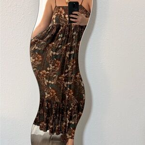 NATURAL LIFE Floral Earthy Maxi Skirt